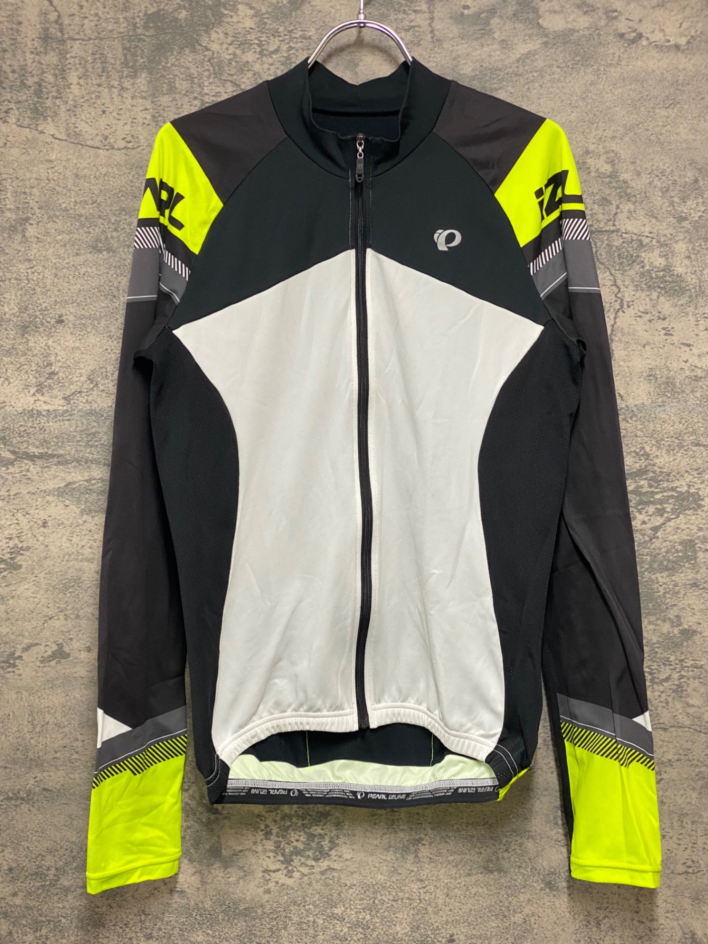 IZ516 パールイズミ PEARL iZUMi 長袖 サイクルジャージ XL 黒黄