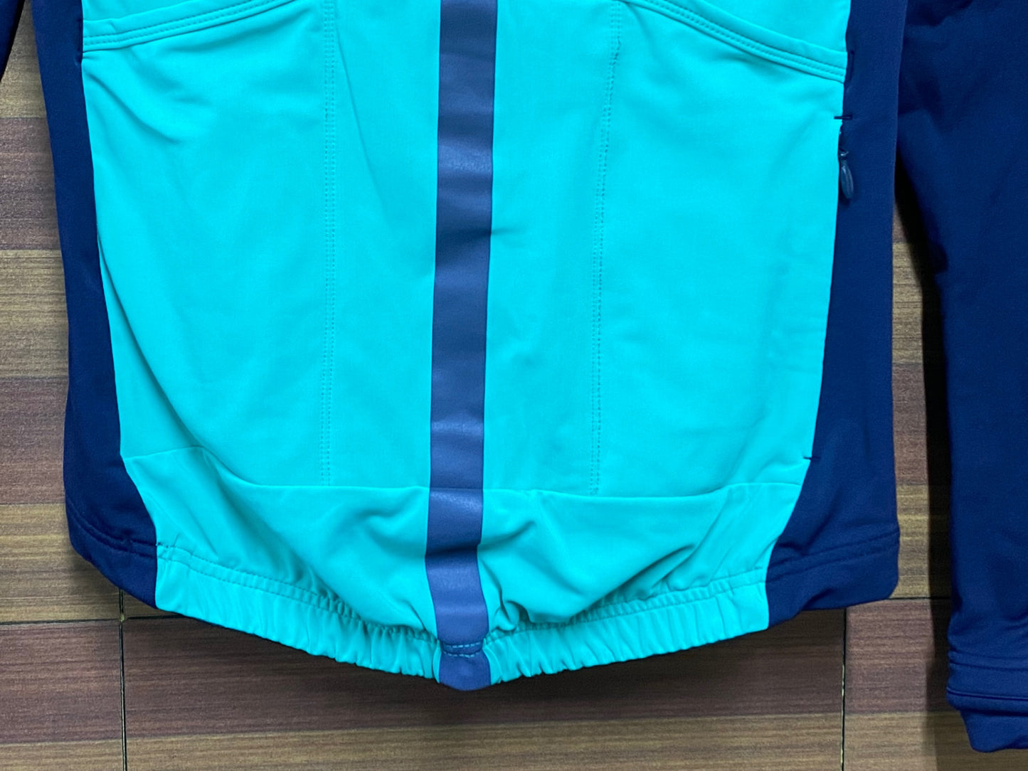 IJ205 ラファ Rapha SOUPLESSE JACKET ネイビー 長袖 サイクルジャージ ターコイズ XXS 裏起毛