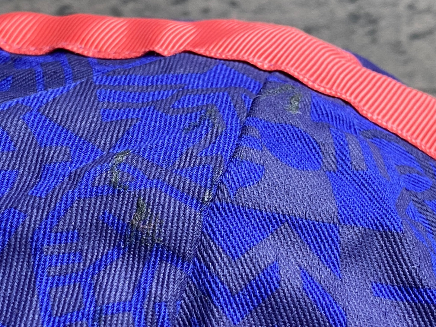 JB930 ラファ Rapha RCC ANNUAL CAP サイクルキャップ 紺 汚れあり