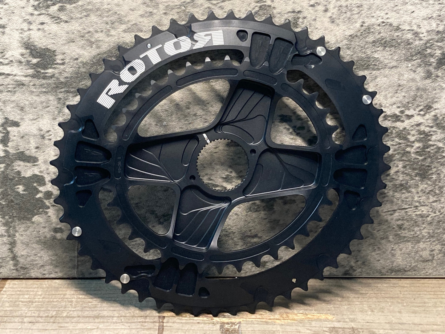 IR312 ローター ROTOR Q-RING OVAL SPIDERING DIRECT MOUTS チェーンリング 52/36T