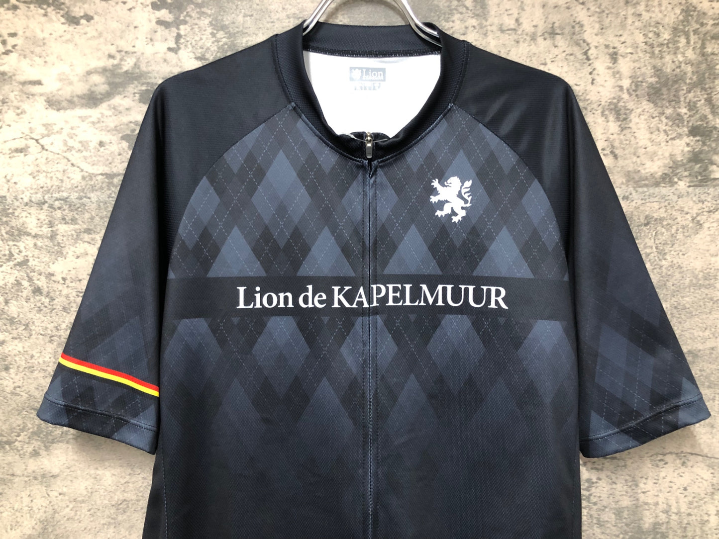 IX310 カペルミュール KAPELMUUR 半袖 サイクルジャージ 紺 黒 XL