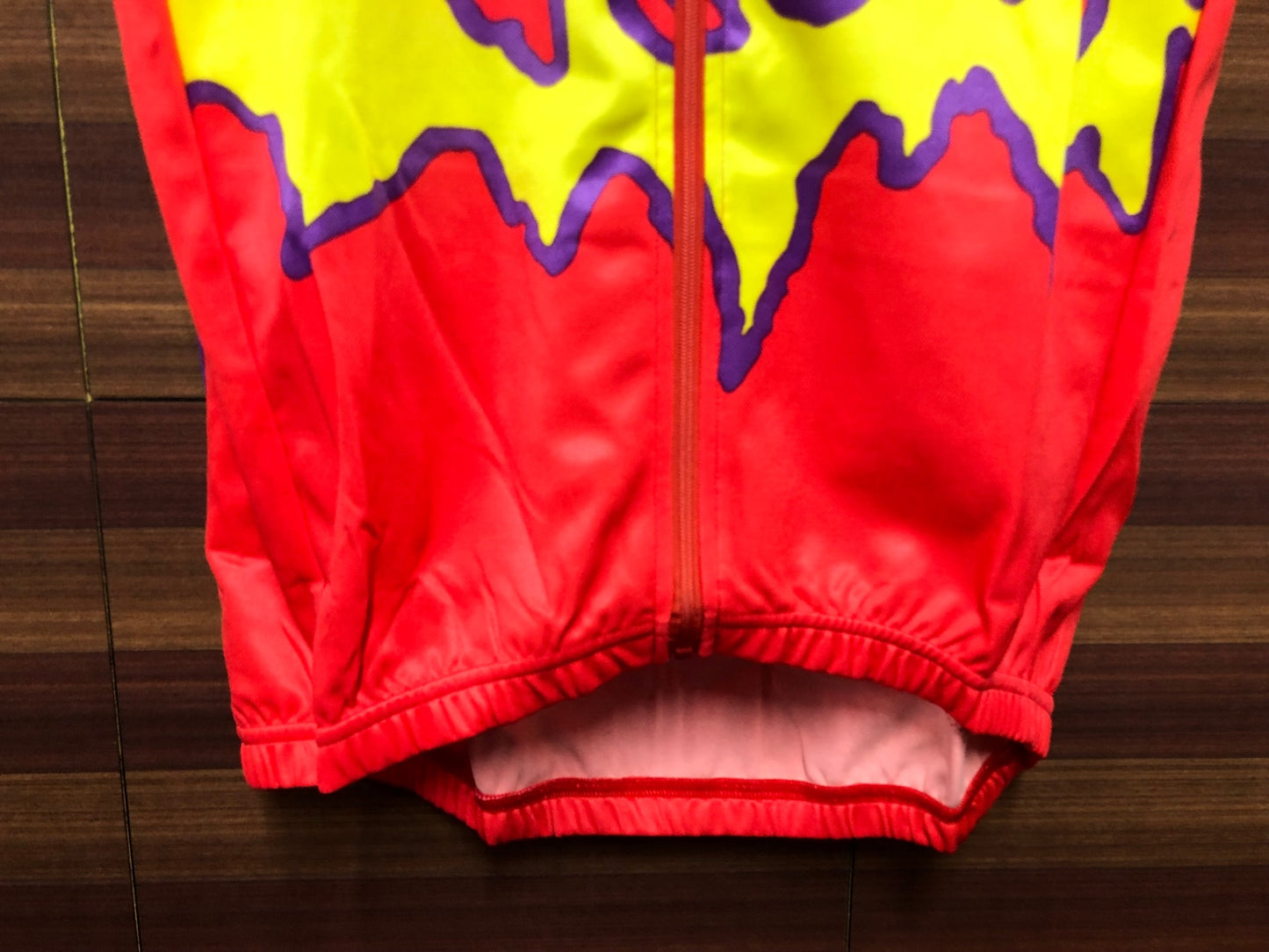 IM570 ミズノ MIZUNO 半袖 サイクルジャージ 赤 紫 L ウィンテージ