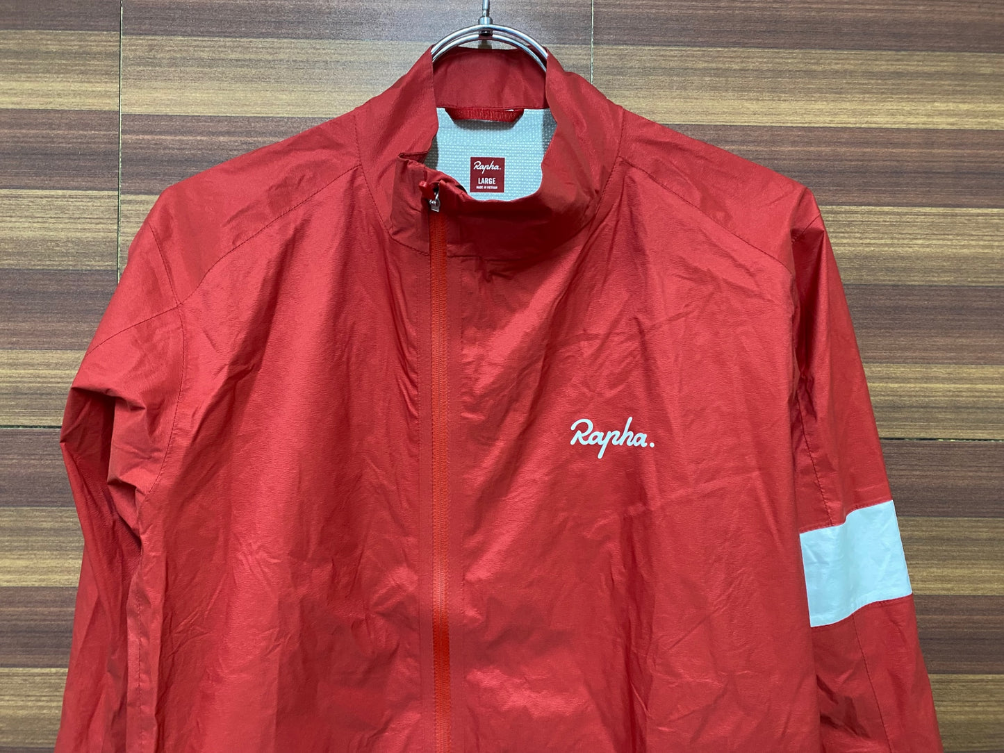 IE222 ラファ Rapha CORE RAIN JACKET Ⅱ 長袖 レインジャケット 赤 L