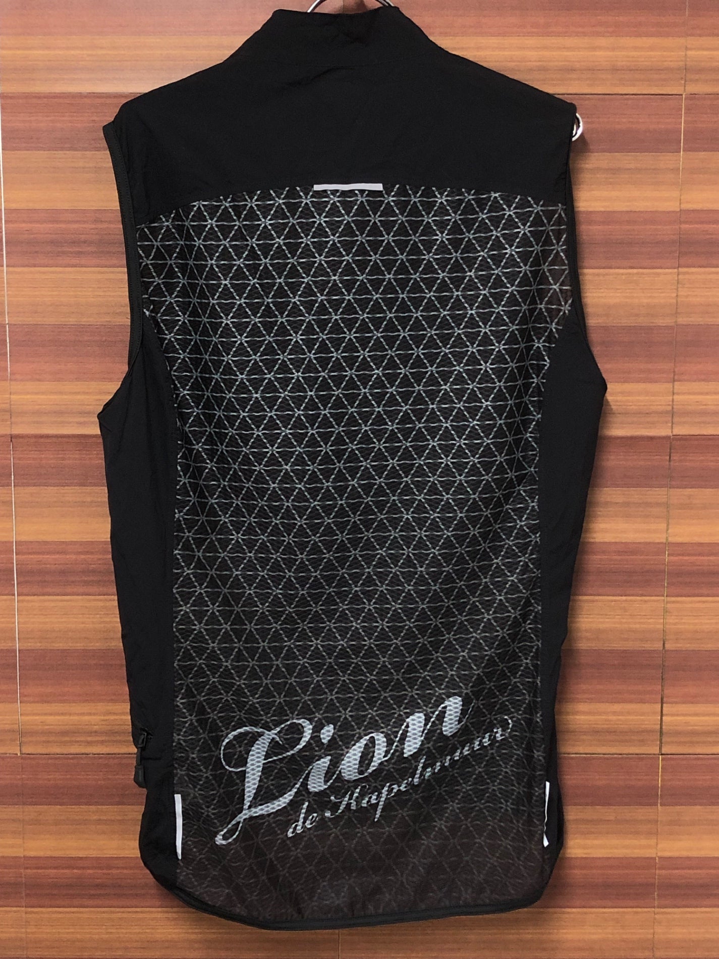 HZ155 リオンドカペルミュール Lion de KAPELMUUR サイクルベスト ジレ 黒 ASIA XL
