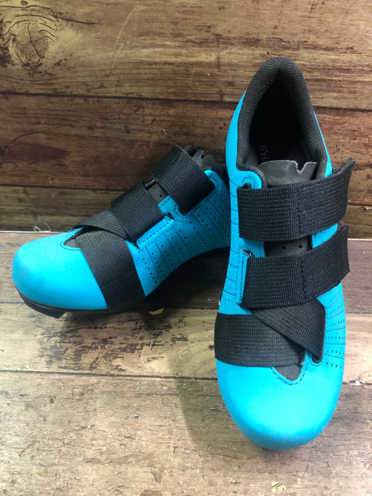 IH100 フィジーク fizik TEMPO POWERSTRAP R5 SHOES ビンディングシューズ EU36 ブルーSPD-SL