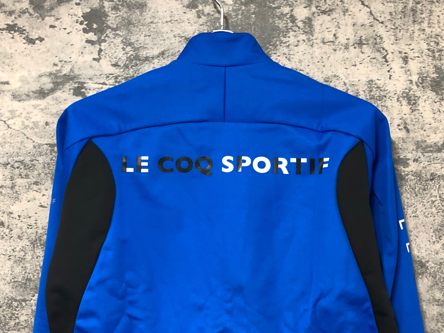 IY734 ルコックスポルティフ le coq sportif 長袖 サイクルジャケット 青 S
