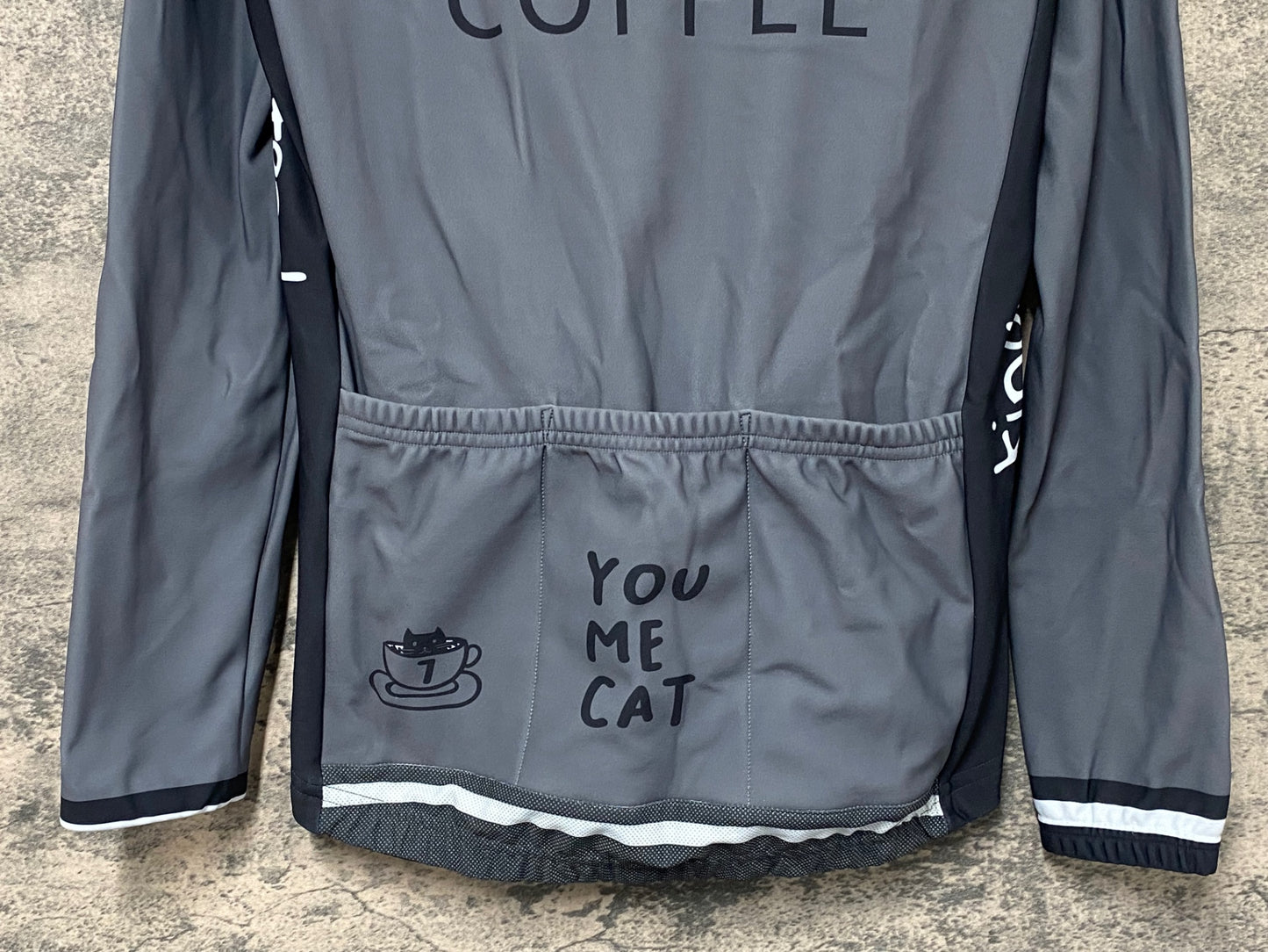 IW437 ジェッセージ GSG 長袖 サイクルジャージ グレー レディース M 裏起毛