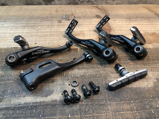 IP589 シマノ SHIMANO デオーレ DEORE BR-T610 Vブレーキ 前後セット 本体のみ