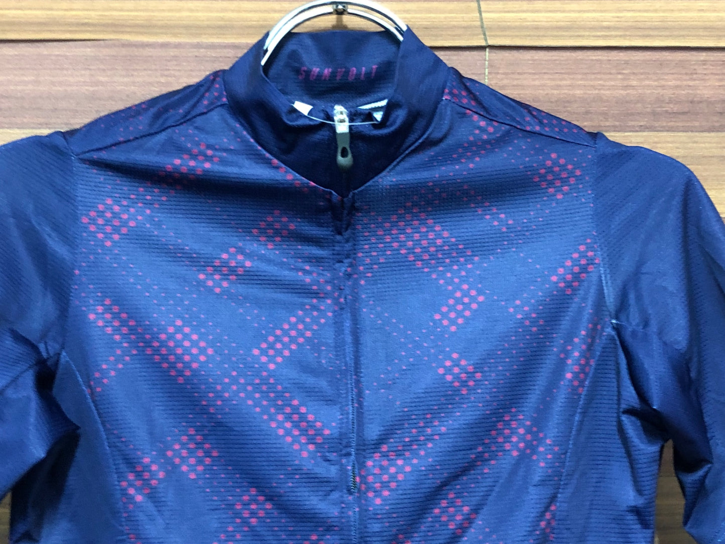 IR204 サンボルト SUNVOLT 半袖サイクルジャージ 紫 XS レディース