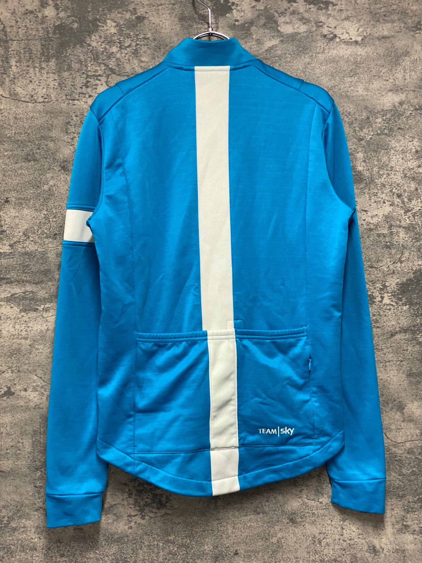 JC824 ラファ Rapha TRAINING WINTER JERSEY 長袖 サイクルジャージ 水色 S 裏起毛 TEAM sky
