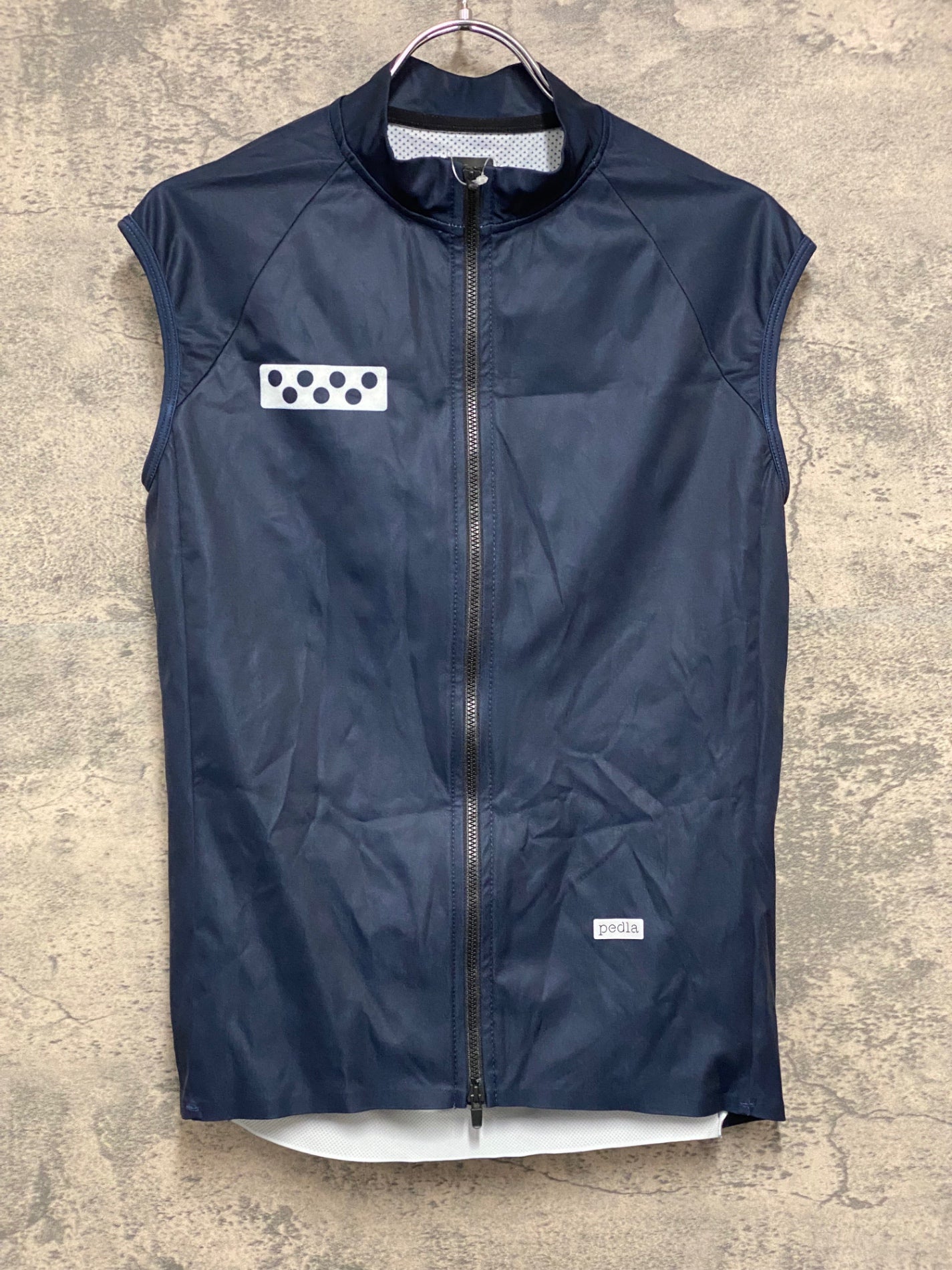 JB497 ペドラ Pedla サイクルベスト ジレ 紺 S