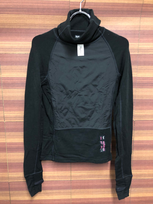 IT304 ラファ Rapha DEEP WINTER WINDBLOCK BASE LAYER 長袖 べースレイヤー 黒 XS