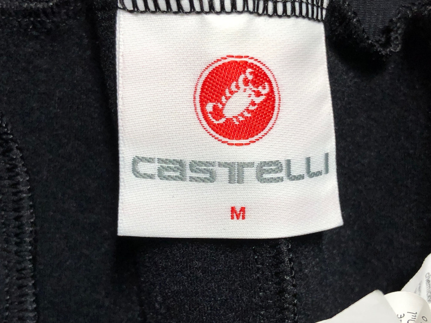 IM424 カステリ CASTELLI ビブタイツ 裏起毛 黒 M ※スレあり