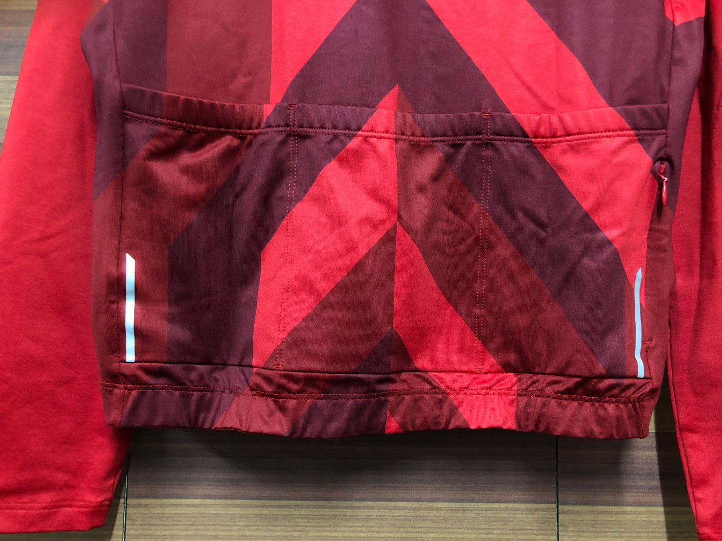 IM516 マヴィック MAVIC 長袖 サイクルジャージ 赤 L 裏起毛