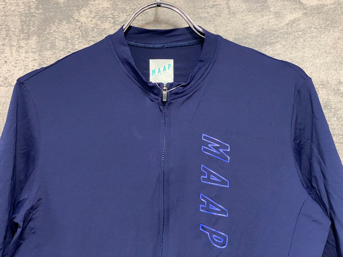 JC044 マープ MAAP TEAM FIT JERSEY 半袖 サイクルジャージ 濃紺 M