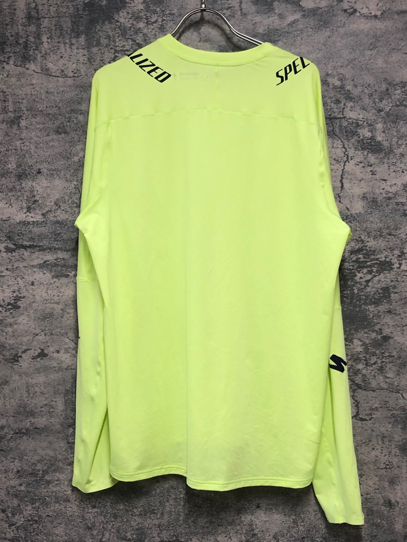 IY550 スペシャライズド SPECIALIZED 長袖 トレイルシャツ 白 黄色 L