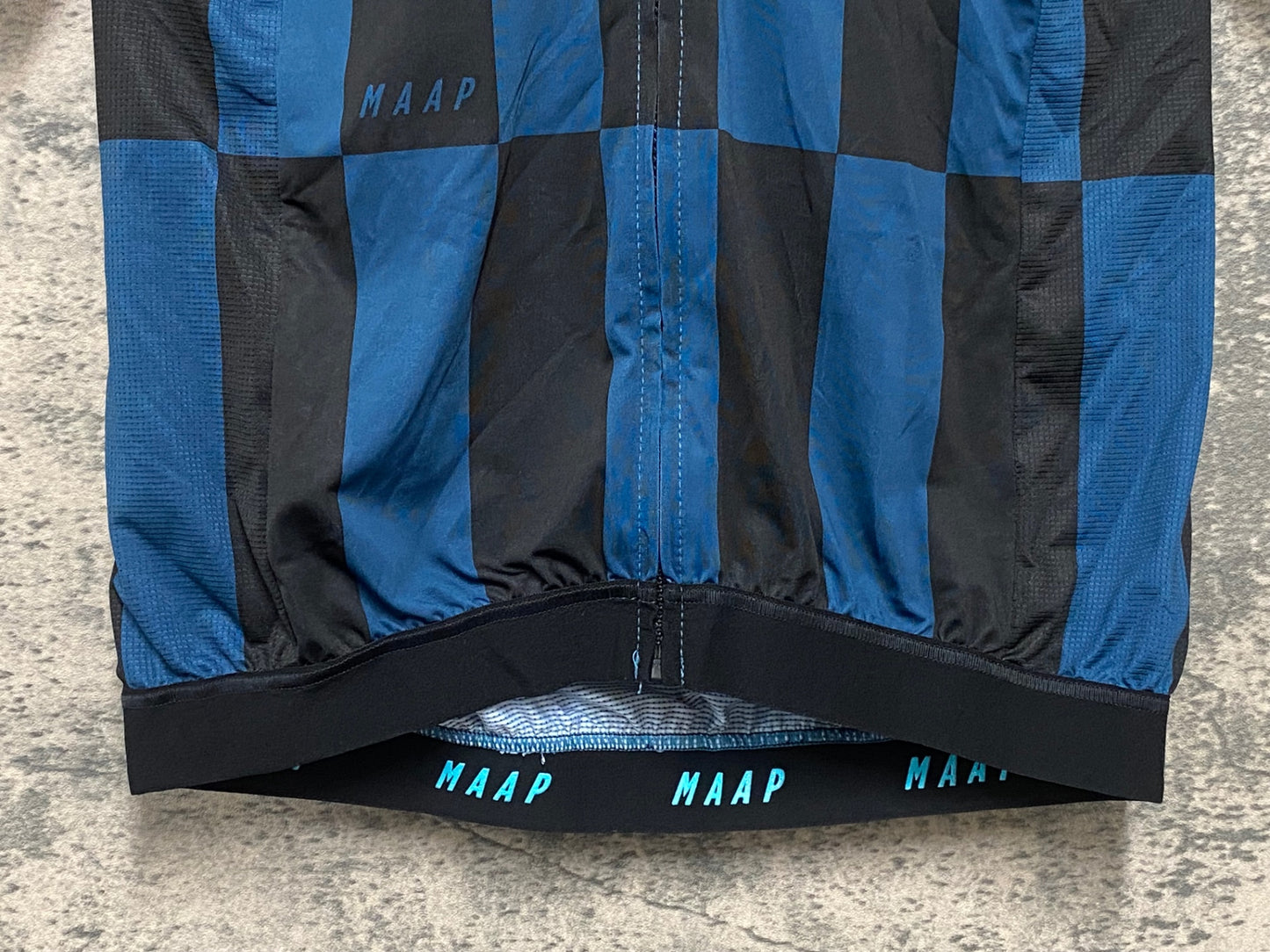 JB387 マープ MAAP PRO FIT JERSEY 半袖 サイクルジャージ 黒 青緑 M