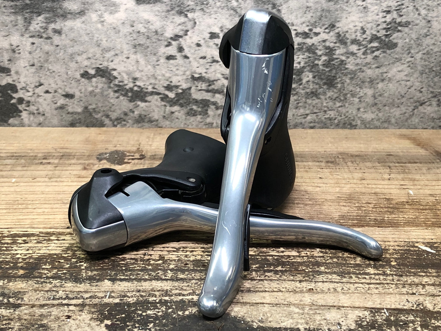 JA819 シマノ SHIMANO アルテグラ ULTEGRA ST-6600 STIレバー 2x10S ※フライトデッキ配線の断線、ブラケット割れ、変速不良のためジャンク