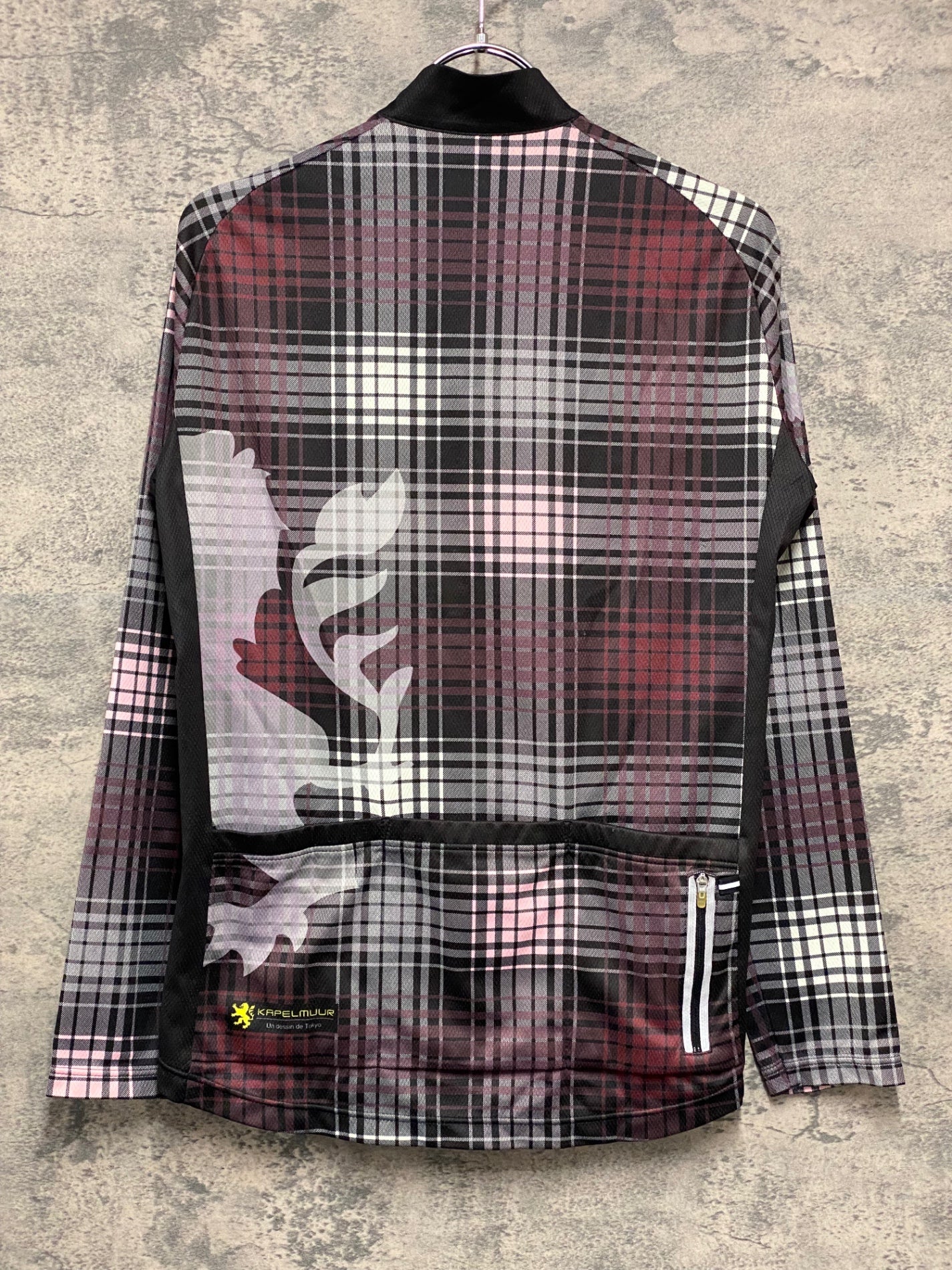 IZ547 カペルミュール kapelmuur 長袖サイクルジャージ 黒ピンク M