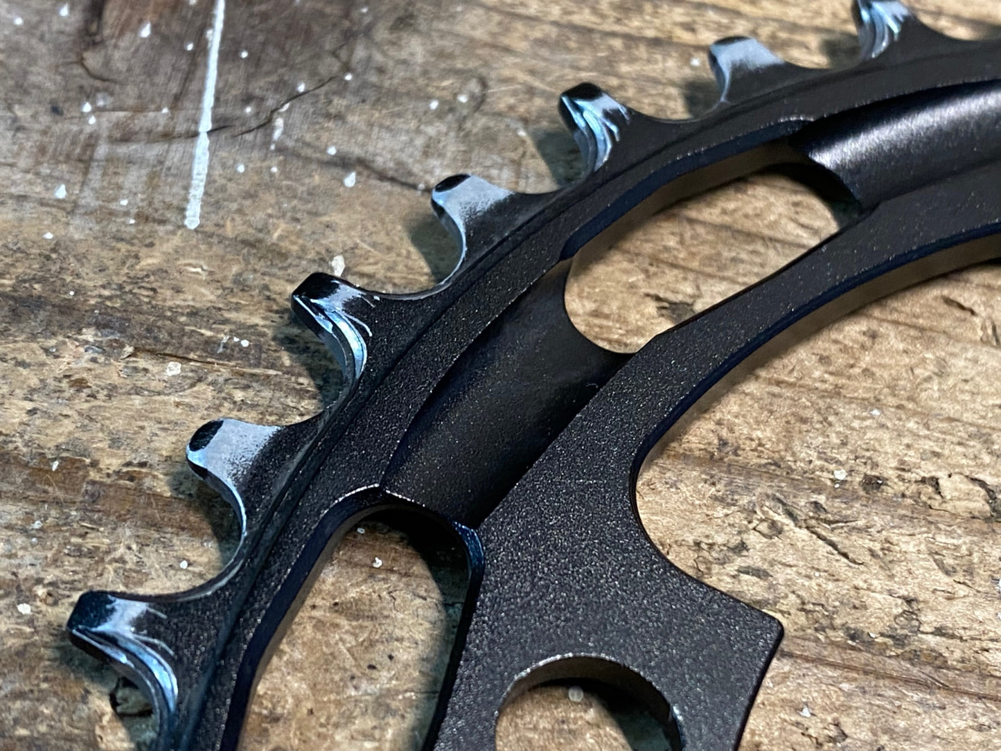 IX729 リデア RIDEA LAMI FLOW チェーンリング 黒 40T BCD110 シマノ11s