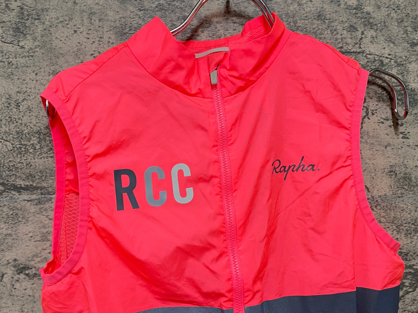 JA554 ラファ Rapha RCC PRO TEAM LIGHTWIGHT WIND GILET ジレ サイクルベスト ピンク S