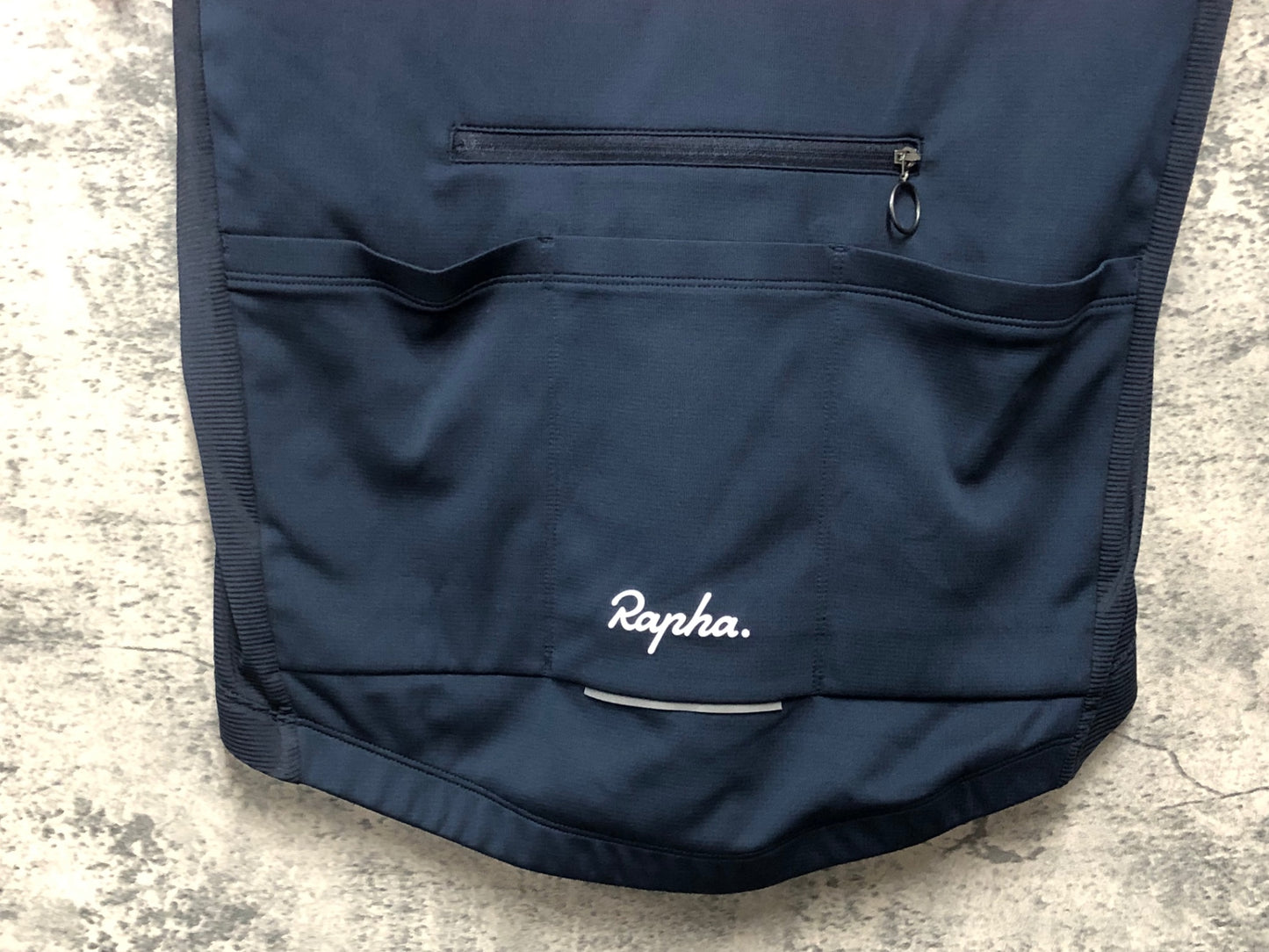 JD068 ラファ Rapha BREVET LIGHTWEIGHT JERSEY 半袖 サイクルジャージ 濃紺 M