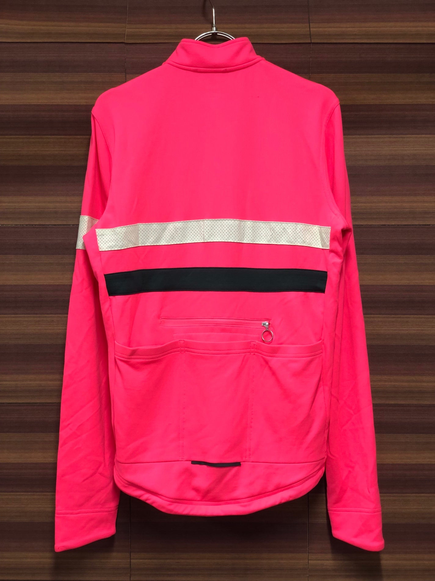 IR104 ラファ Rapha BREVET JERSEY 長袖 サイクルジャージ 裏起毛 ピンク M