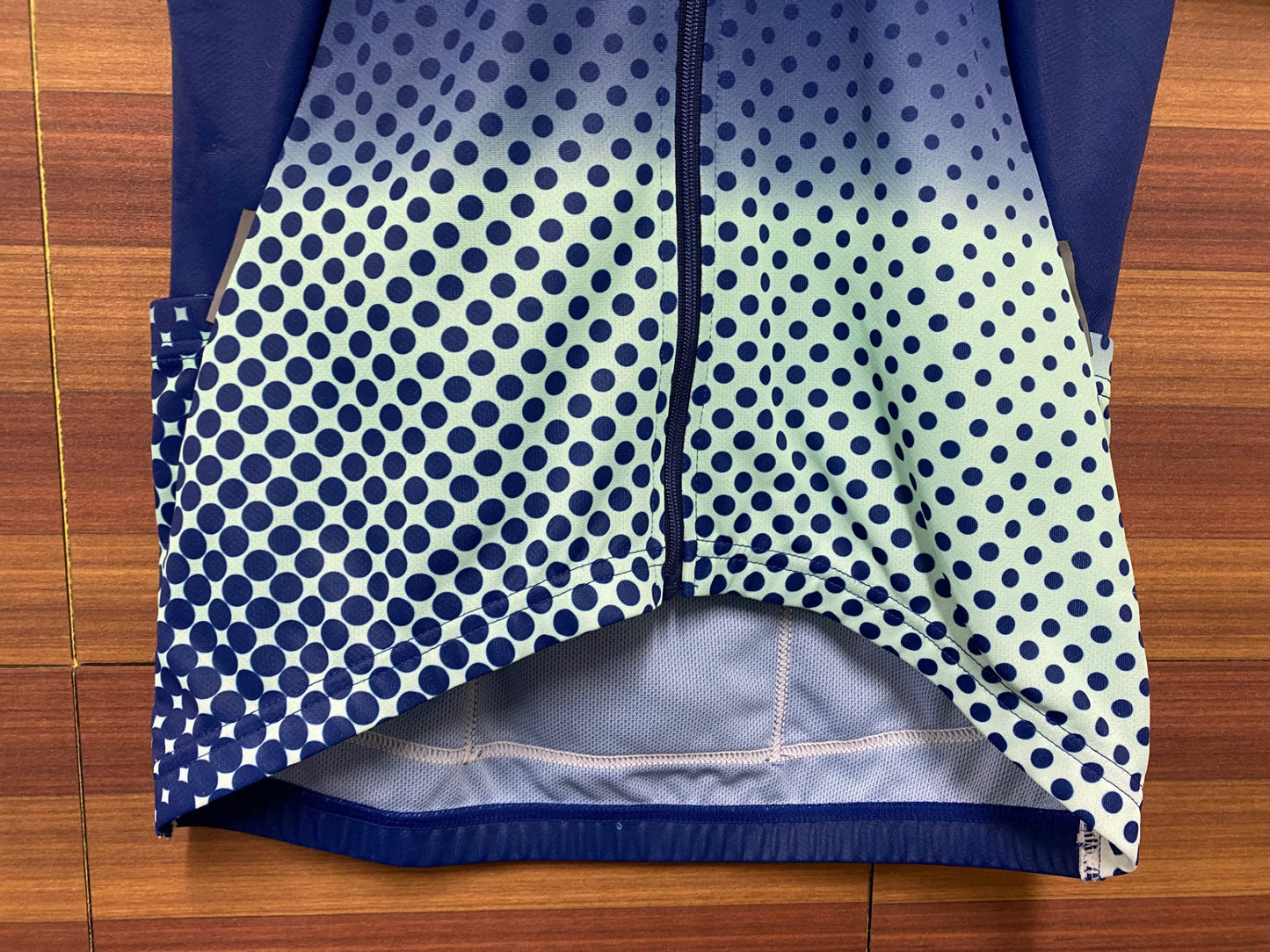 IM476 レリック reric 半袖 サイクルジャージ 紺 S レディース ほつれあり