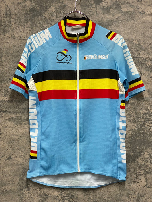 JB392 ビオレーサー BiORACER 半袖 サイクルジャージ 水色 S