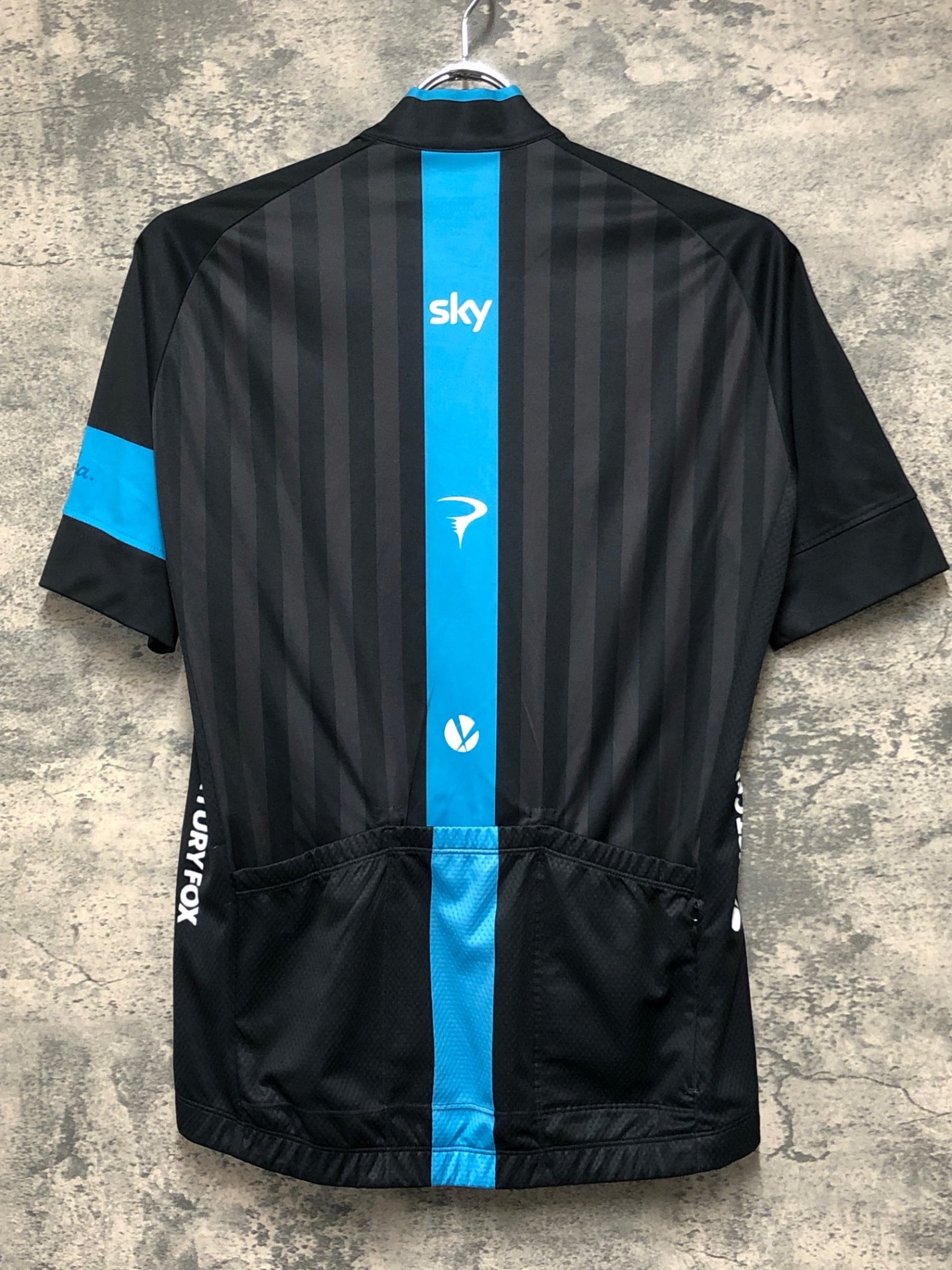 JC816 ラファ Rapha MEN'S REPLICA JERSEY 半袖 サイクルジャージ 黒 M TEAM sky