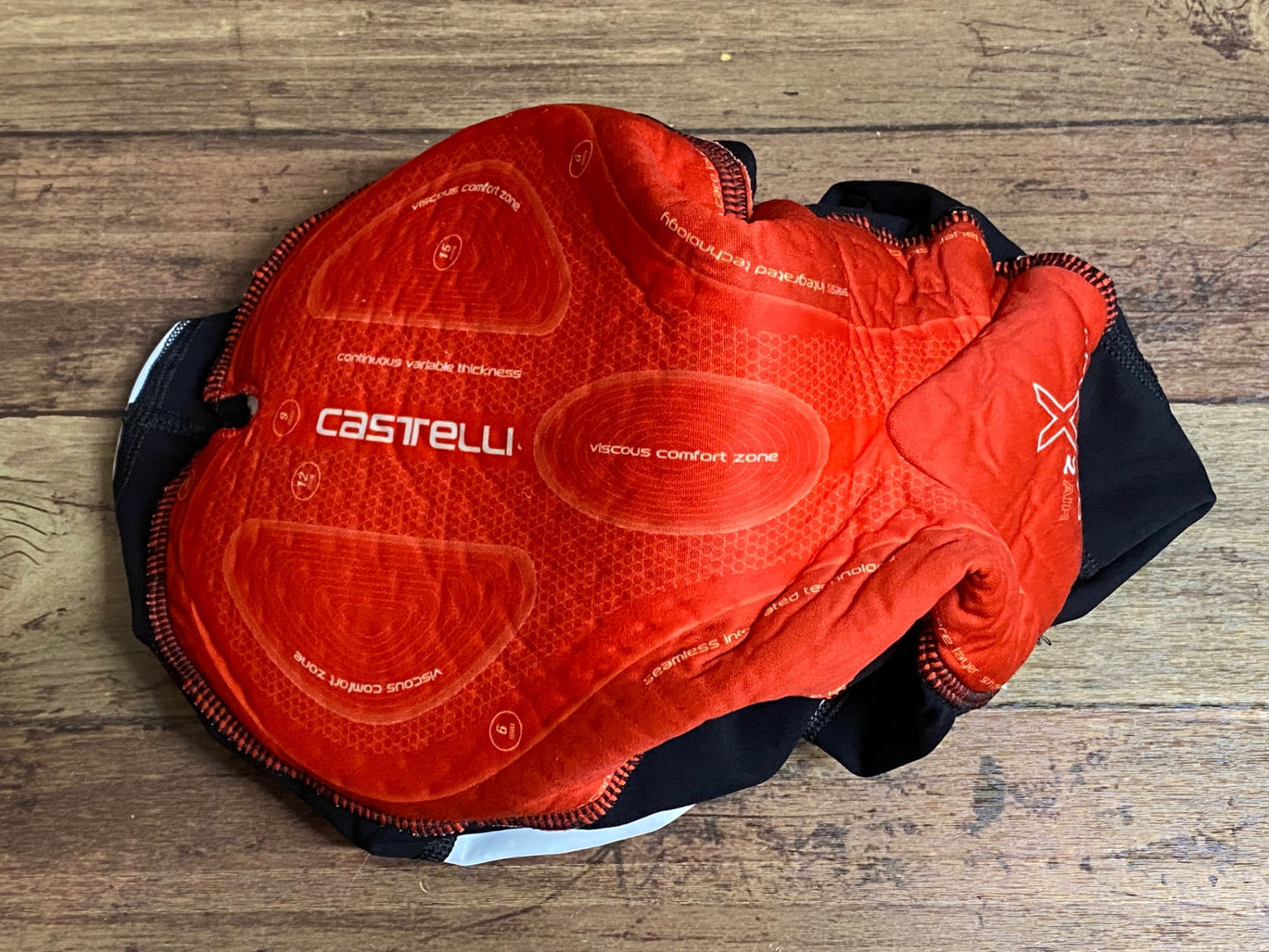 IK069 カステリ CASTELLI ビブショーツ TEAM SKY 黒 M