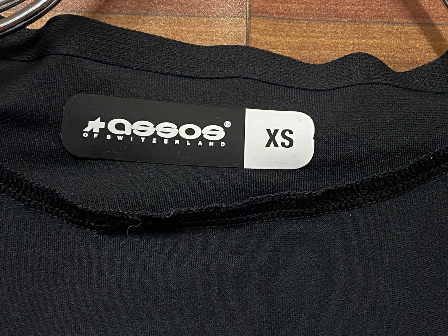 IT082 アソス assos EQUIPE RS Jersey S9 TARGA 半袖 サイクルジャージ 黒 白 XS
