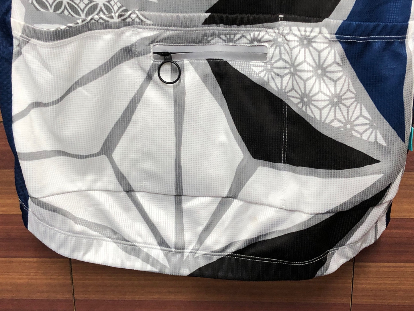 IP753 ビコット BIKOT 半袖サイクルジャージ 白青 M