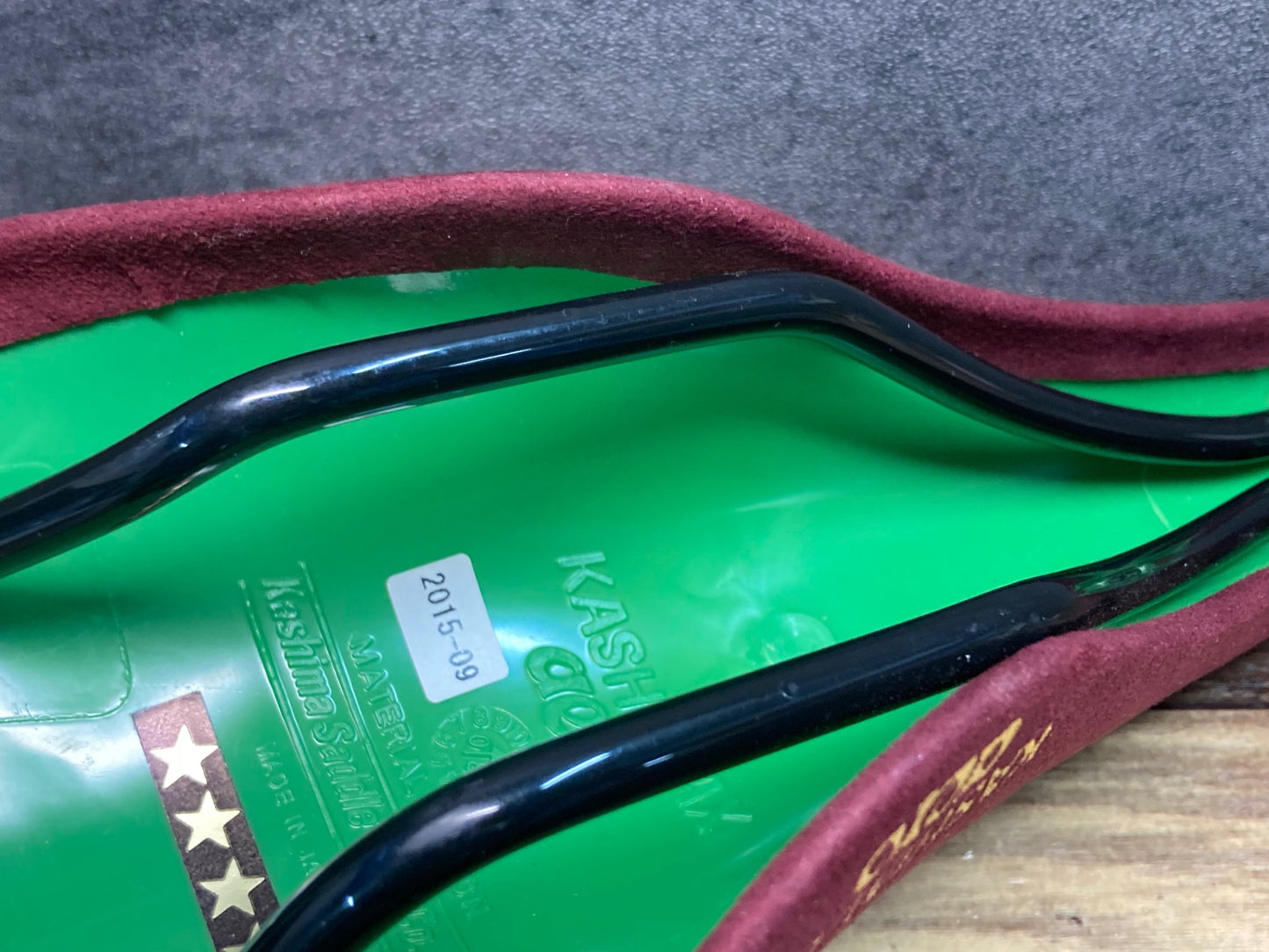 IS179 カシマックス KASHIMAX aero サドル ブラウン グリーン