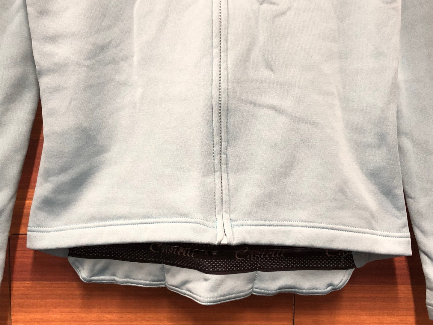 IR219 カステリ castelli 長袖サイクルジャージ 水色 XS