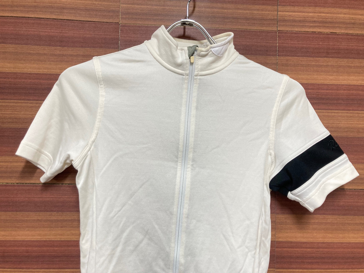 IK937 ラファ Rapha CLASSIC JERSEY 半袖 サイクルジャージ 白 XS ※背部に小穴あり