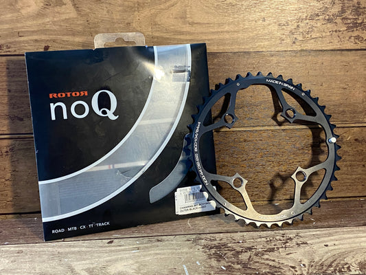 FY113 ローター ROTOR Q-RING 楕円 チェーンリング PCD110 44T 黒 インナー