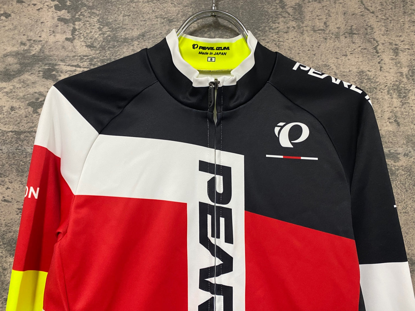 JA263 パールイズミ PEARL iZUMi 長袖 サイクルジャージ 赤 黒 S 裏起毛