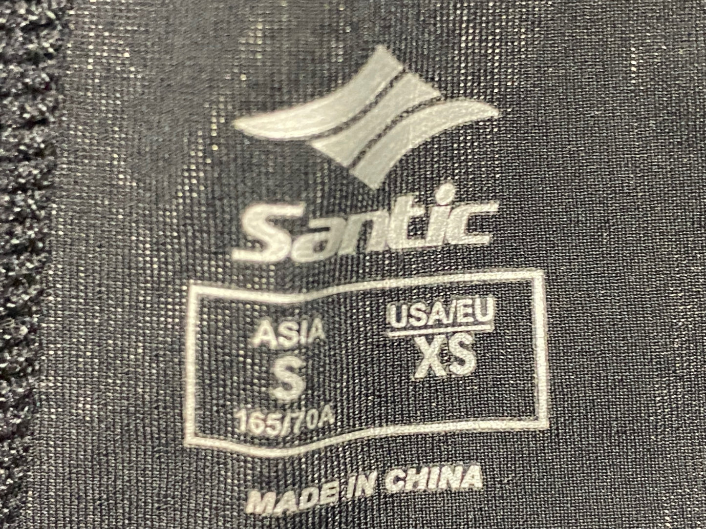 IY339 サンテック Santic ビブタイツ 黒 S ※タグカット