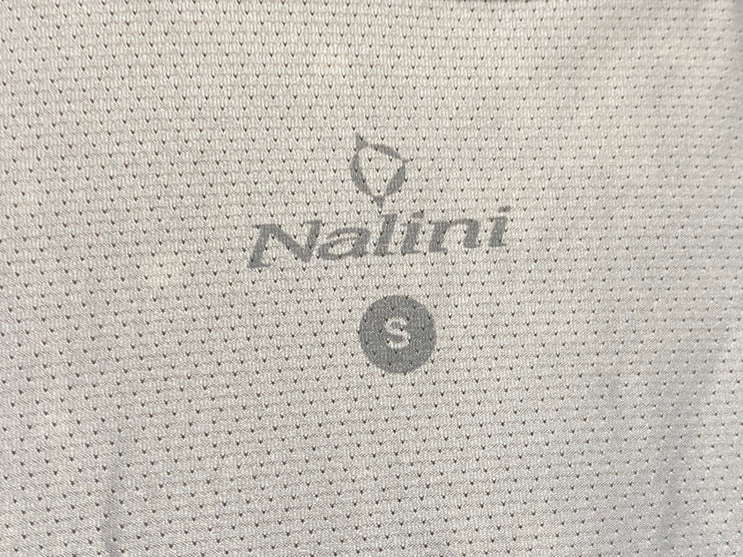 IV376 ナリーニ Nalini 半袖 サイクルジャージ 白 グレー S