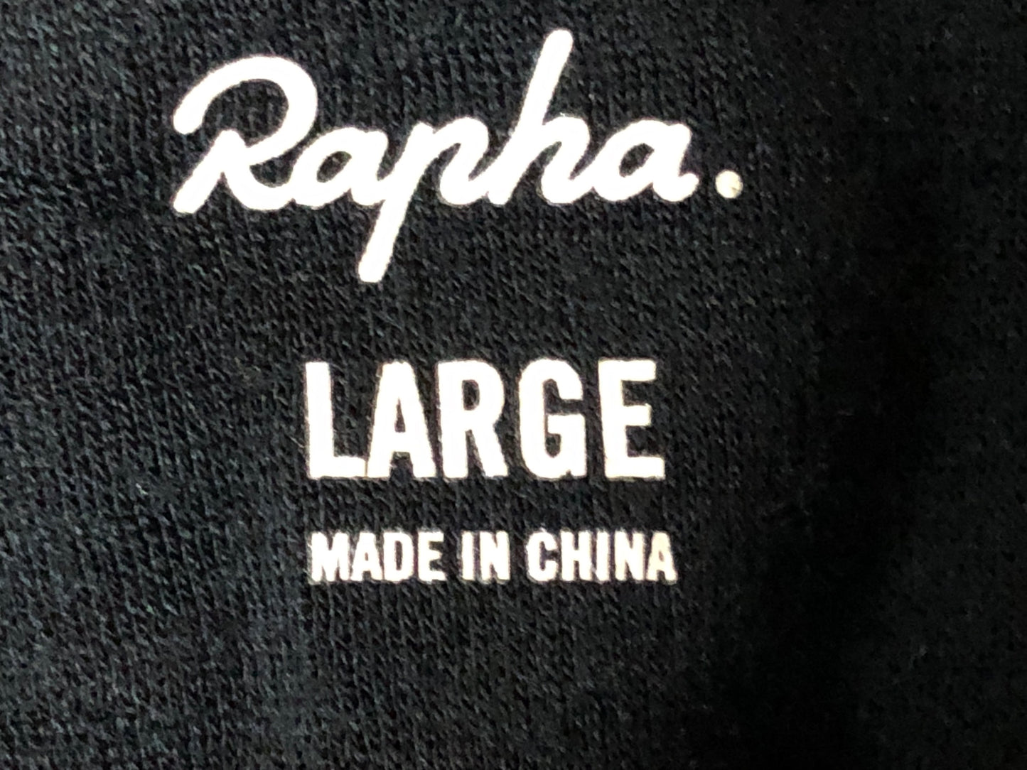 IY511 ラファ Rapha CROSS 18 CLASSIC LS JERSEY 長袖 サイクルジャージ 黒 L 裏起毛