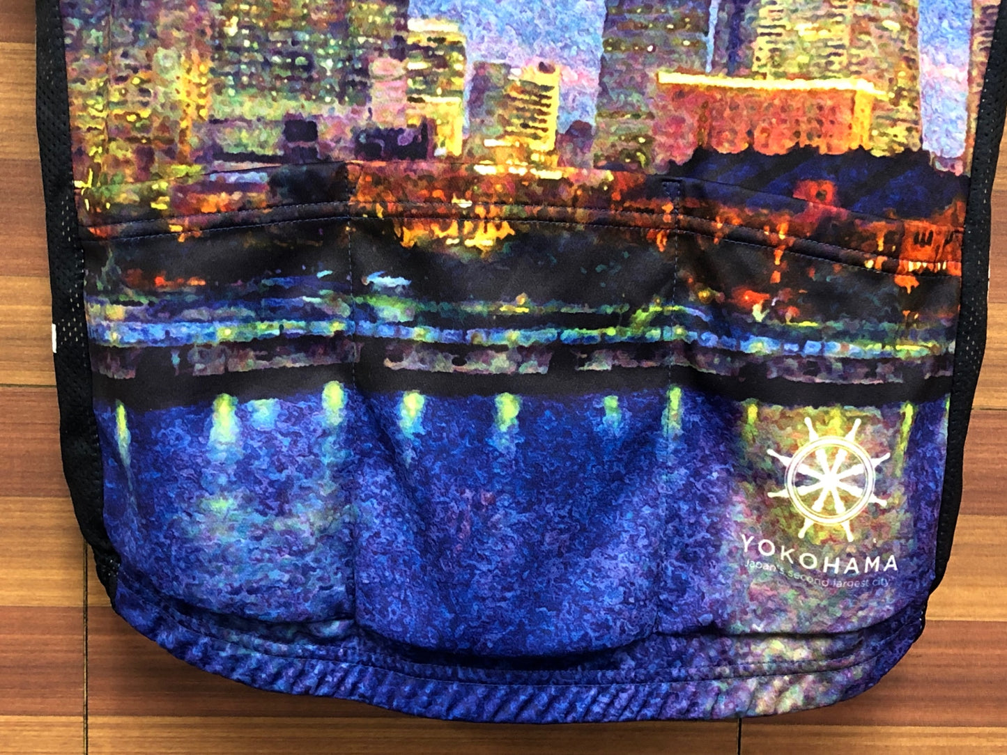 IR545 パールイズミ PEARL iZUMi 半袖 サイクルジャージ 黒 青 L