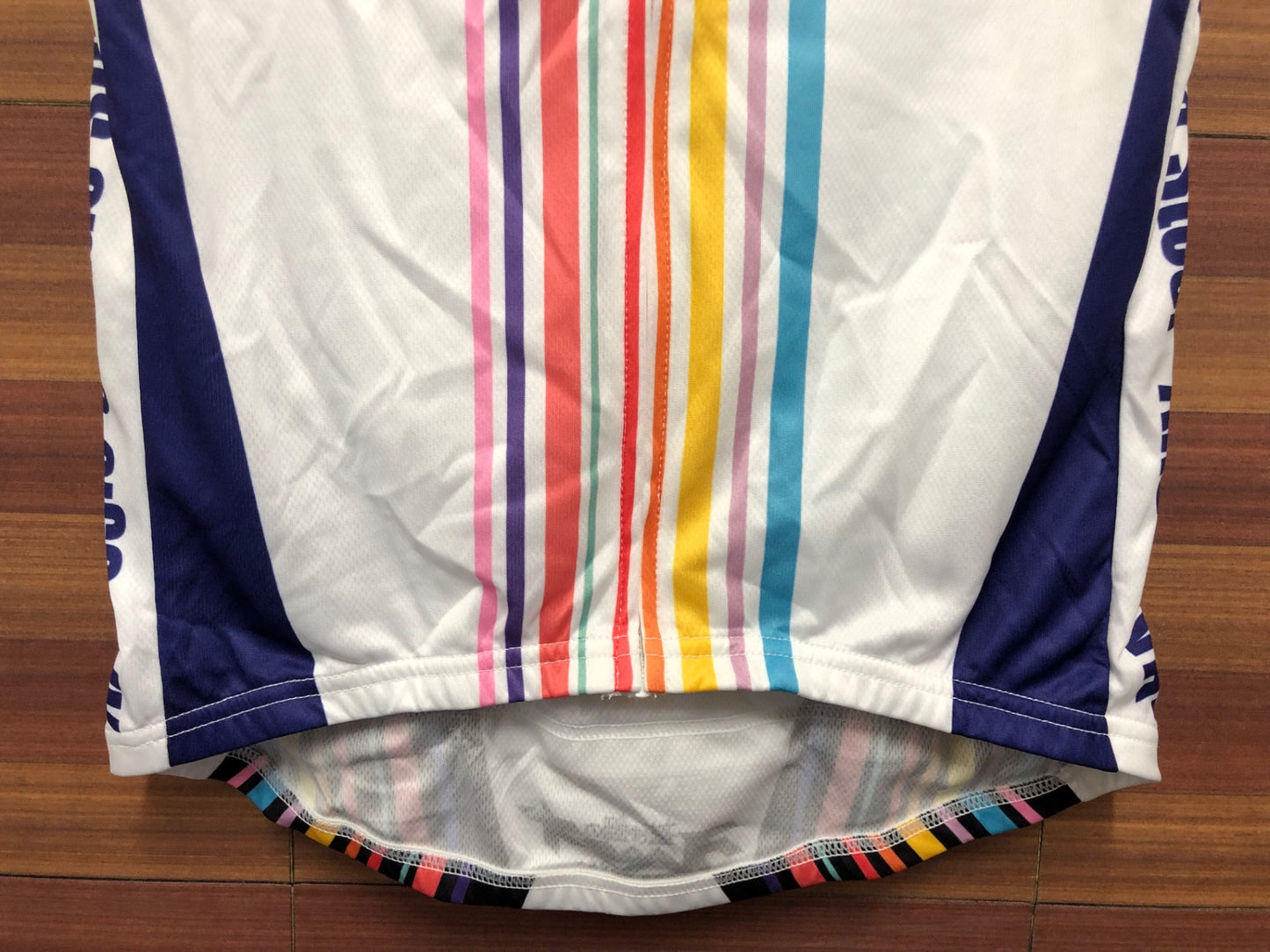 IS981 アウローラ AURORA 半袖 サイクルジャージ 紫 白 L 蒼き鋼のアルペジオ 霧くま 痛ジャージ