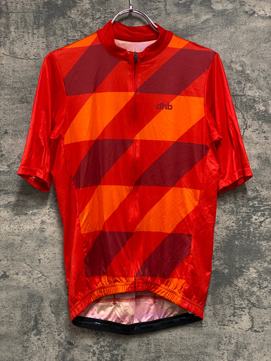 JA841 dhb BLOK 半袖 サイクルジャージ オレンジ S