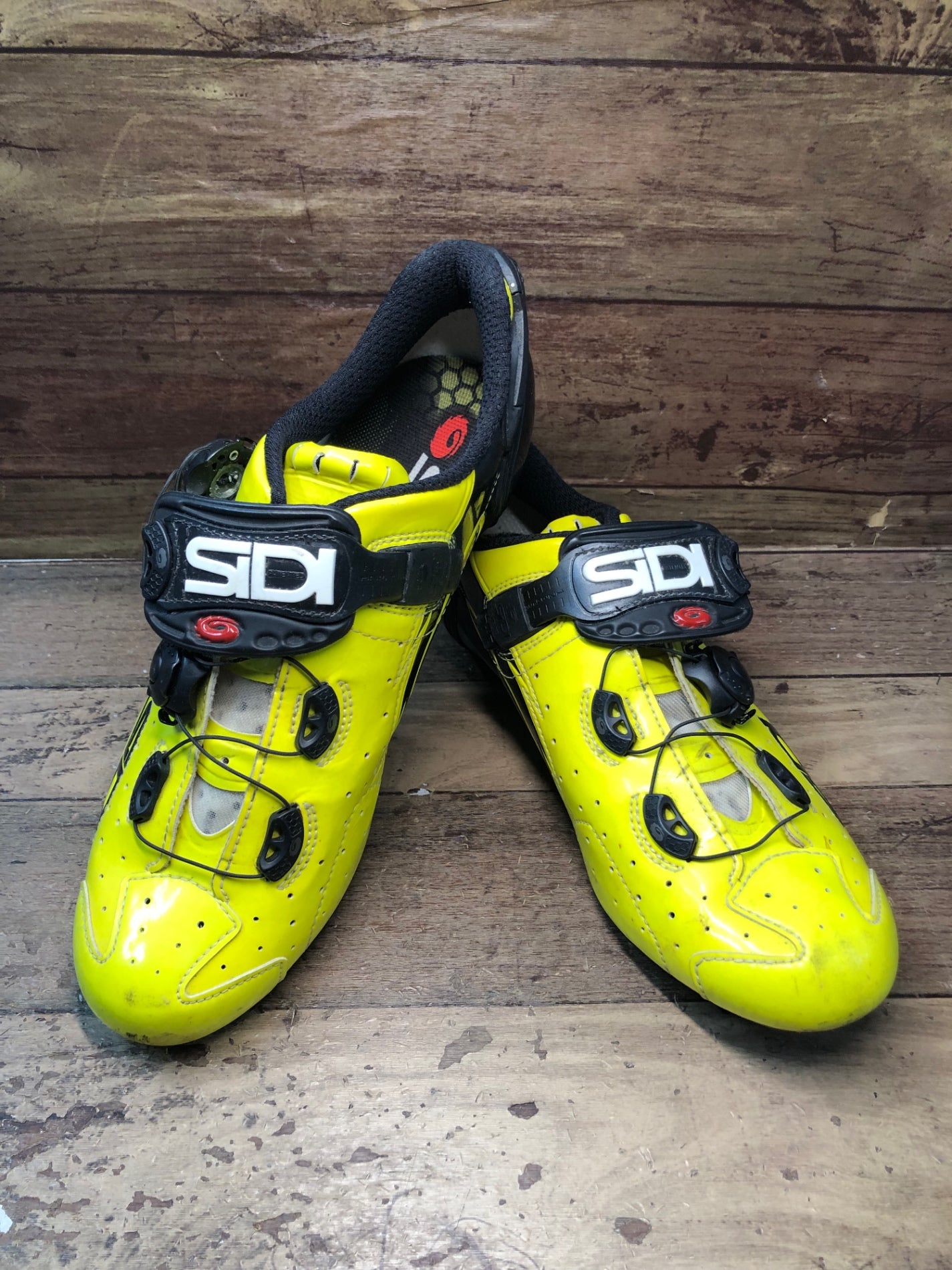 IN440 シディ SIDI WIRE CARBON VERNICE ビンディングシューズ EU42 黄色