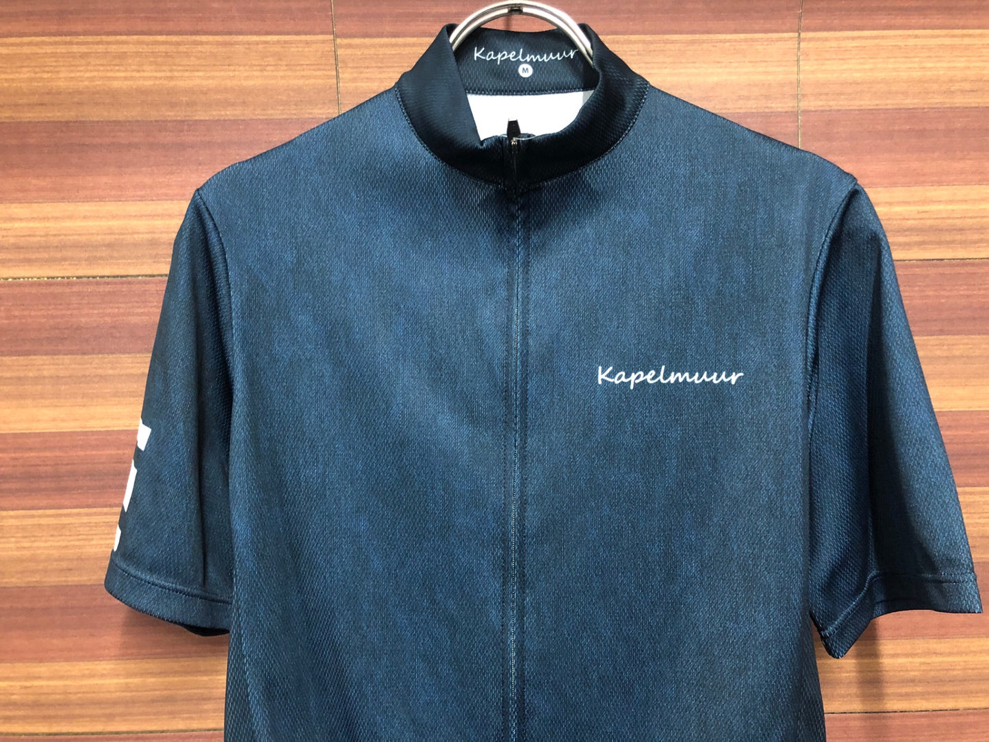 IQ743 カペルミュール KAPELMUUR 半袖 サイクルジャージ 紺 デニムカラー M