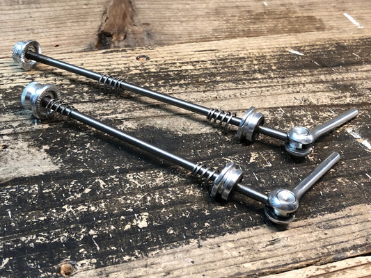 IF595 ライフライン LIFELINE チタン クイックリリース 前後セット 100mm 130mm シルバー