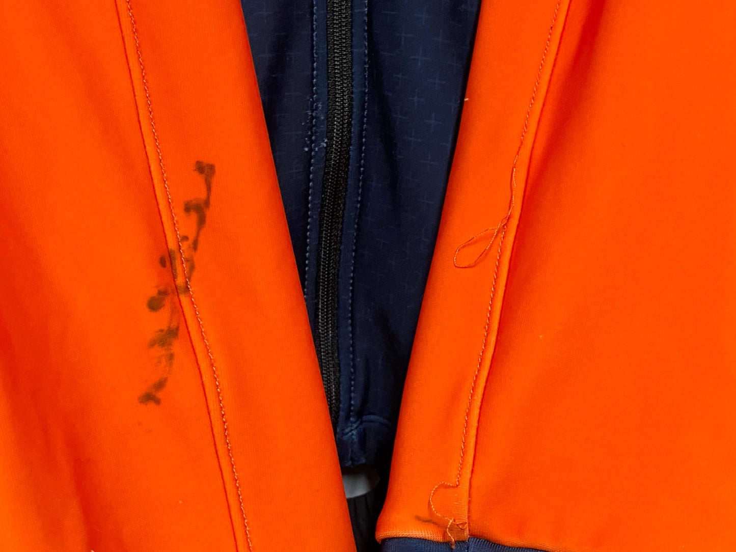 JC671 サンボルト SUNVOLT 長袖 ワンピース オレンジ L 裏起毛 ※汚れ、擦れ