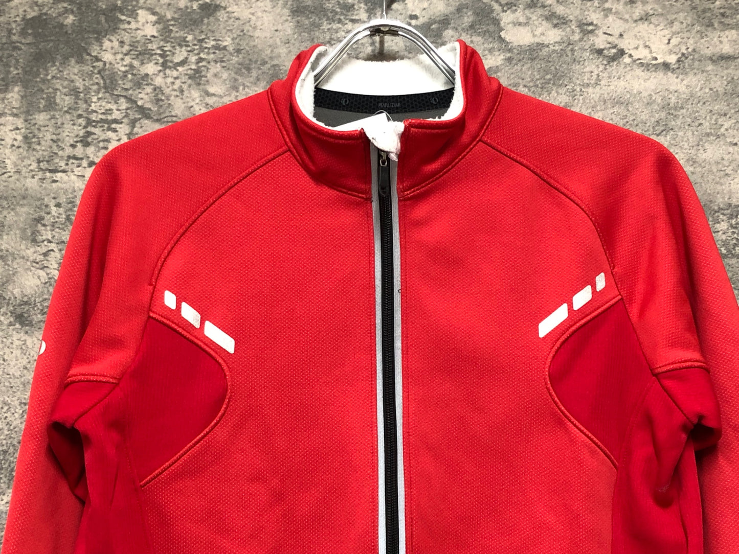 JC208 パールイズミ PEARL iZUMi 長袖 サイクルジャケット赤 M 裏起毛