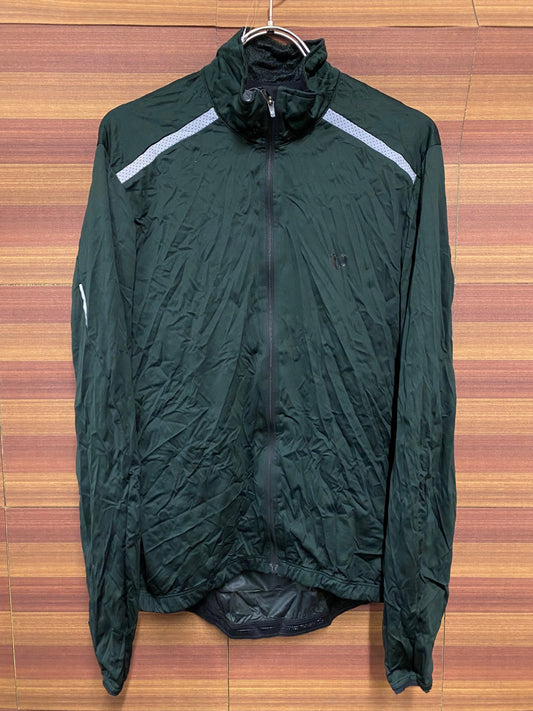 IP912 パールイズミ PEARL iZUMi 長袖 サイクルジャージ 黒 深緑 L 防風